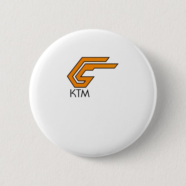 Ktm Logo Sticker1  Button (Front)