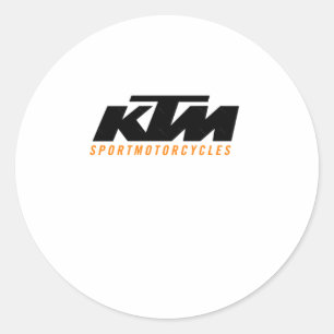 Ktm Logo Sticker2 Classic Round Sticker
