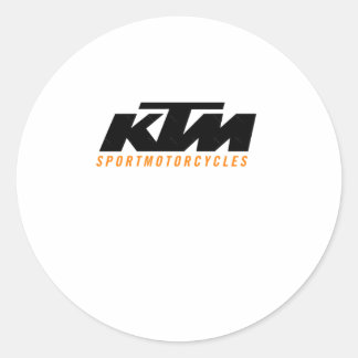 Ktm Logo Sticker2 Classic Round Sticker