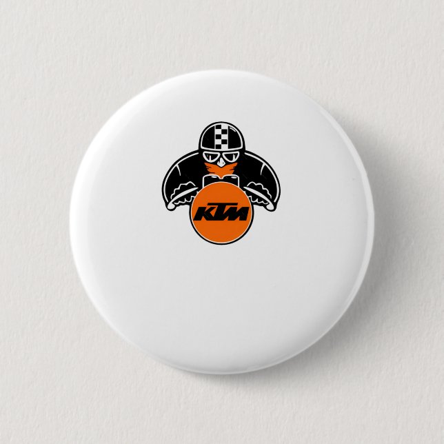 Ktm Logo Sticker4  Button (Front)