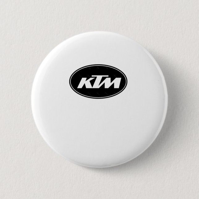 Ktm Logo Sticker  Button (Front)