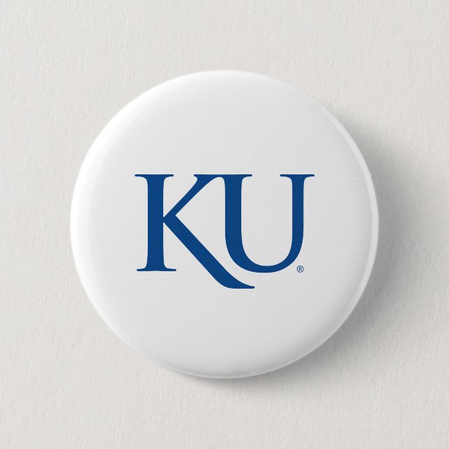 KU Monogram Logo Button (Front)
