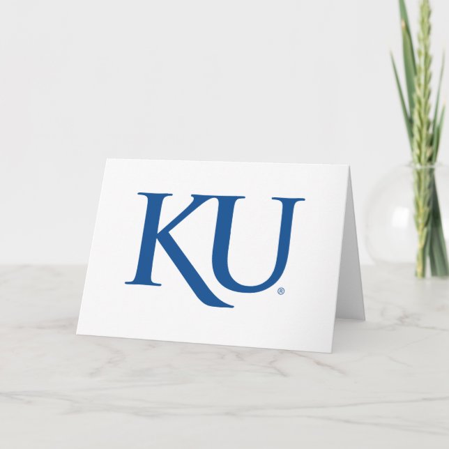 KU Monogram Logo Card (Front)