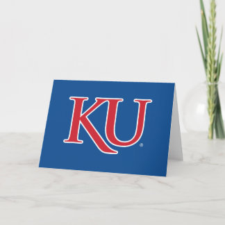 KU Monogram Logo Card