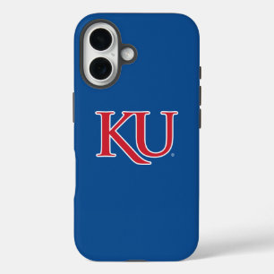 KU Monogram Logo iPhone 16 Case
