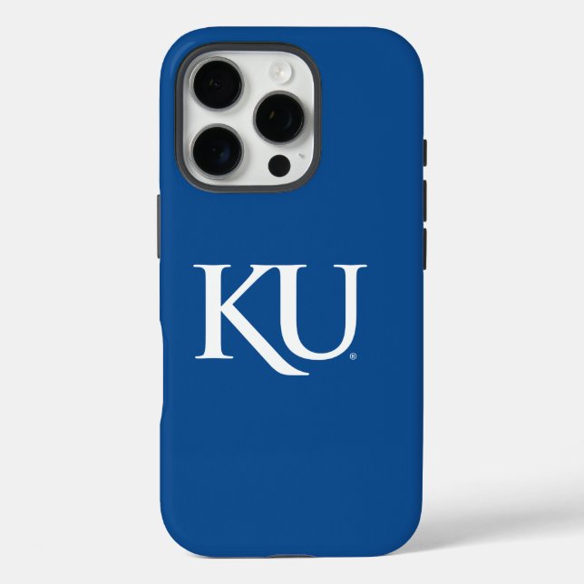 KU Monogram Logo Case-Mate iPhone Case (Back)