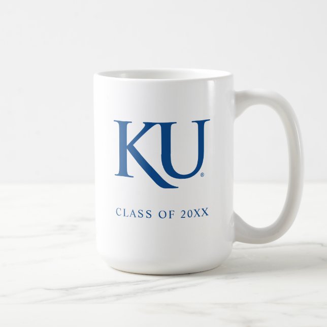 KU Monogram Logo Coffee Mug (Right)