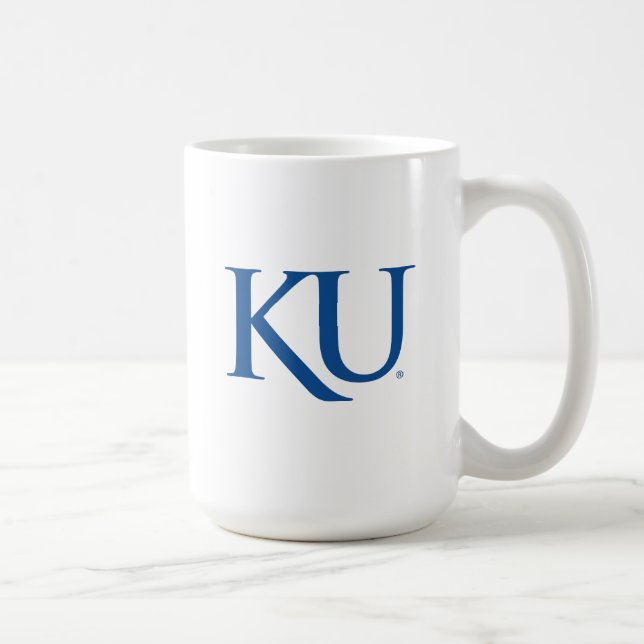 KU Monogram Logo Coffee Mug (Right)