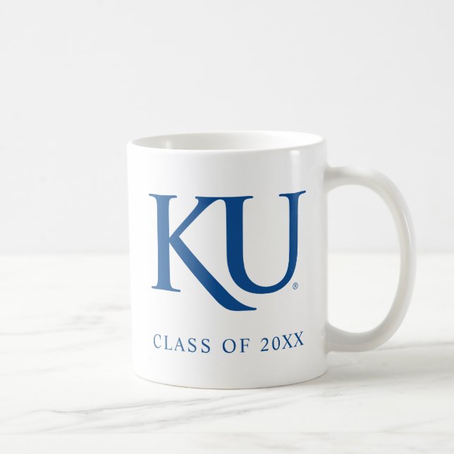 KU Monogram Logo Coffee Mug (Right)