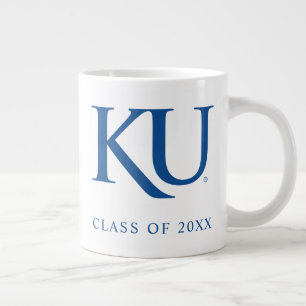 KU Monogram Logo Giant Coffee Mug