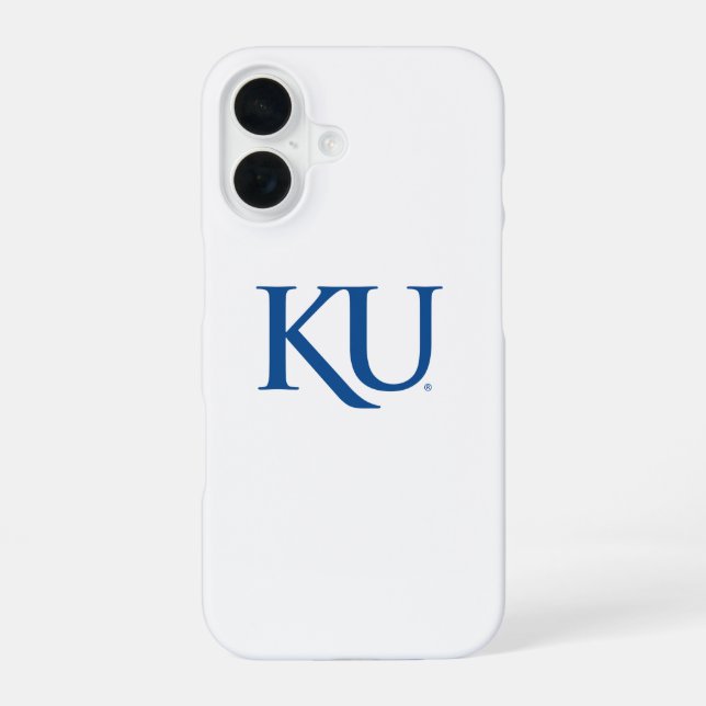 KU Monogram Logo Iphone Case (Back)