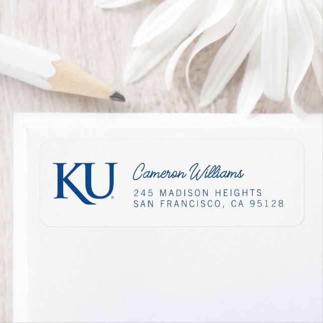 KU Monogram Logo Label (Insitu)