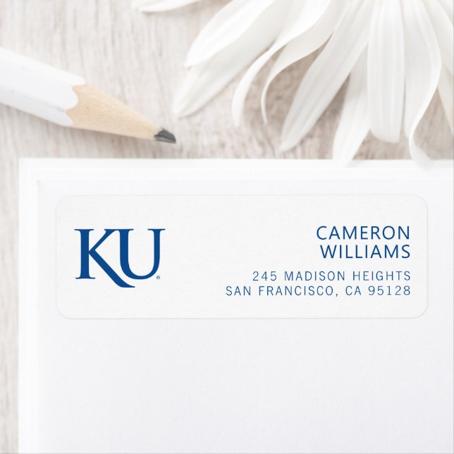 KU Monogram Logo Label (Insitu)