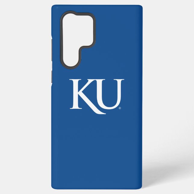 KU Monogram Logo Samsung Galaxy Case (Back)
