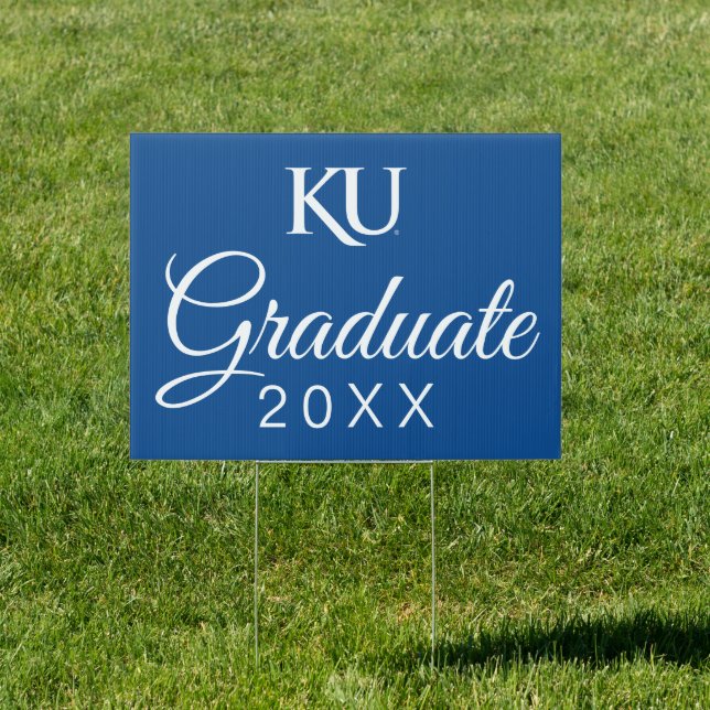KU Monogram Logo Sign (Insitu)