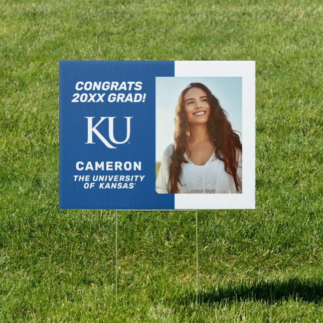 KU Monogram Logo Sign (Insitu)