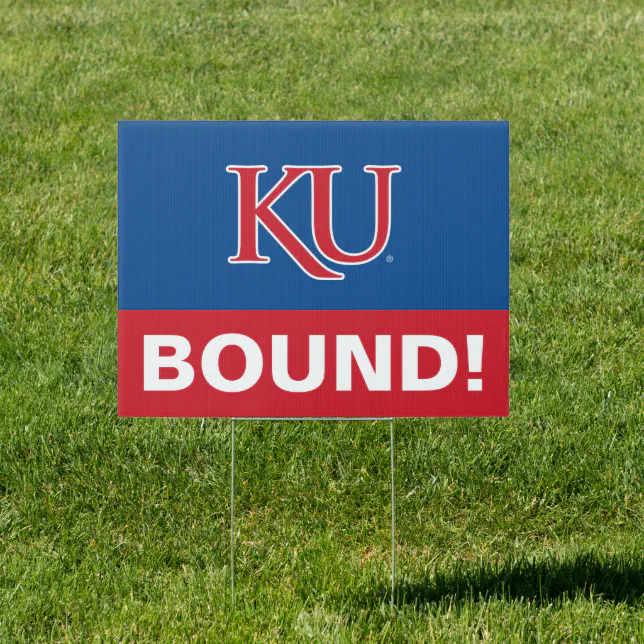 KU Monogram Logo Sign | Zazzle