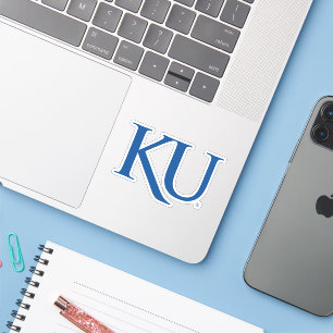 KU Monogram Logo Sticker