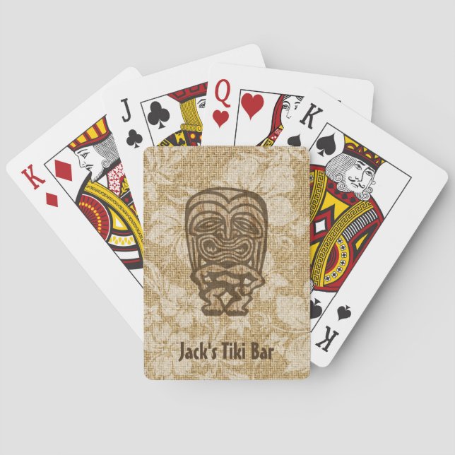 Ku-Tiki Hawaiian Tiki Bar Playing Cards (Back)