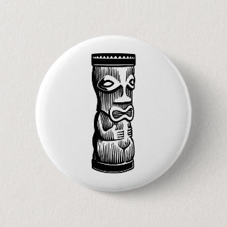KU TIKI PINBACK BUTTON