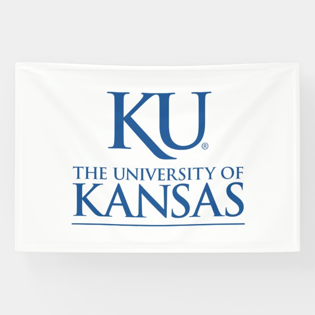 KU University of Kansas Logo Banner (Horizontal)