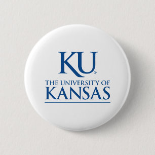 KU University of Kansas Logo Button