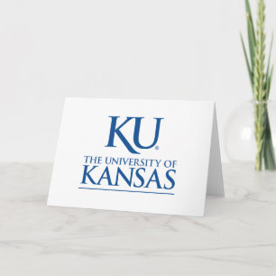 KU University of Kansas Logo Card
