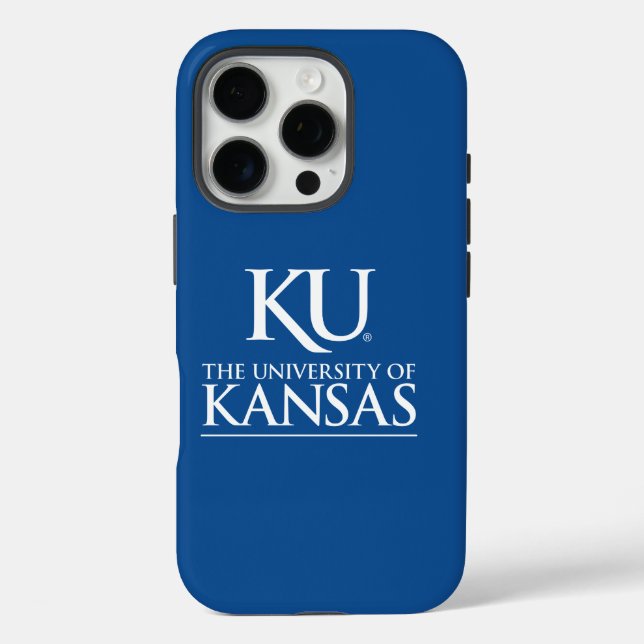 KU University of Kansas Logo Case-Mate iPhone Case (Back)