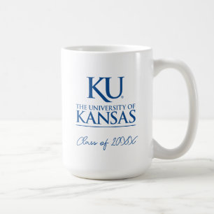 KU University of Kansas Logo Coffee Mug