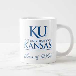 KU University of Kansas Logo Giant Coffee Mug