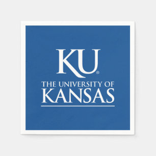 KU University of Kansas Logo Napkins
