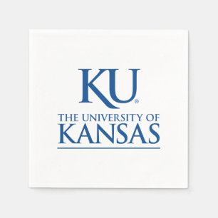 KU University of Kansas Logo Napkins