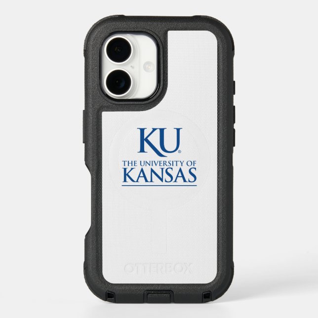 KU University of Kansas Logo Otterbox iPhone Case (Back)