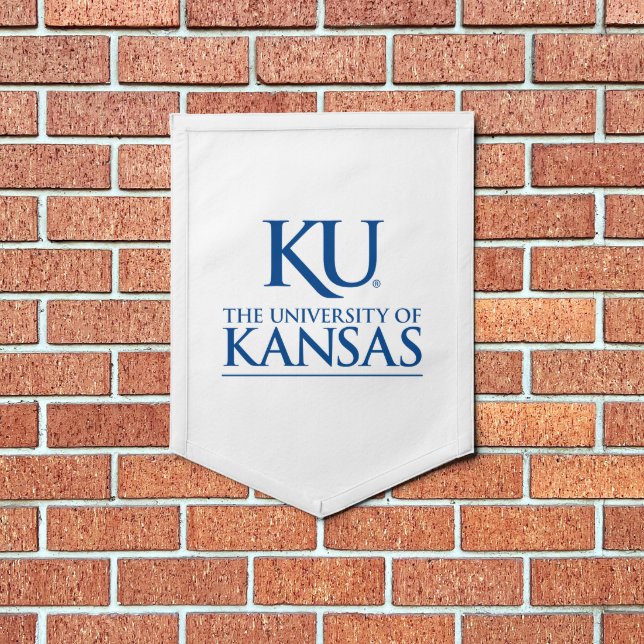KU University of Kansas Logo Pennant (Insitu 1)