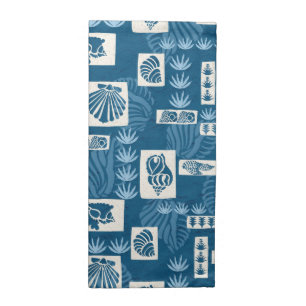 Kua Bay Hawaiian Undersea Shells Cloth Napkin