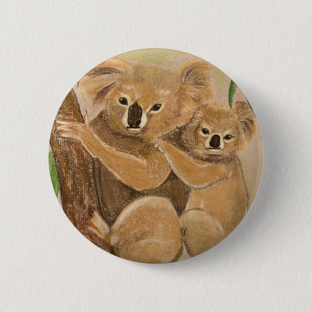 KUALA CUTIES PINBACK BUTTON (Front)