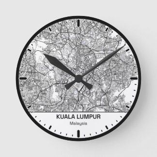 Kuala Lumpur Clock City Line Art