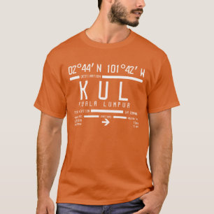 Kuala Lumpur International Airport Code T-Shirt