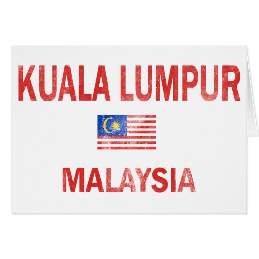 kuala lumpur Malaysia Designs Cards (Front Horizontal)