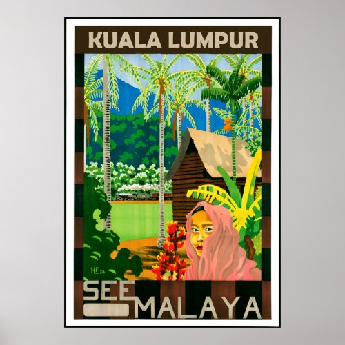 Kuala Lumpur Malaysia Poster