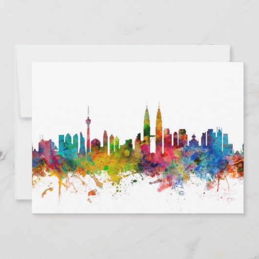Kuala Lumpur Malaysia Skyline (Front)