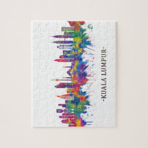 Kuala Lumpur Malaysia Skyline Jigsaw Puzzle