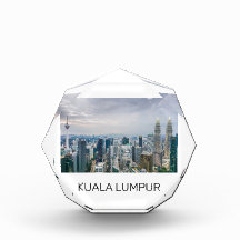 Kuala Lumpur Malaysia Skyline Vintage Souvenir