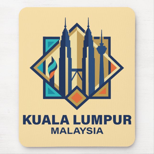 Kuala Lumpur Malaysia Southeast Asia Mouse Pad (Front)