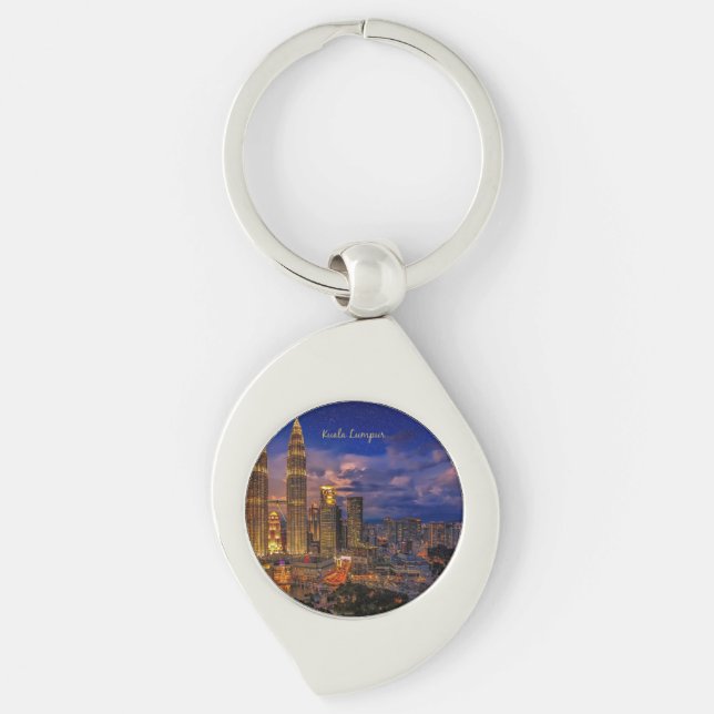 Kuala Lumpur, Petronas Twin Towers, Keychain (Front)