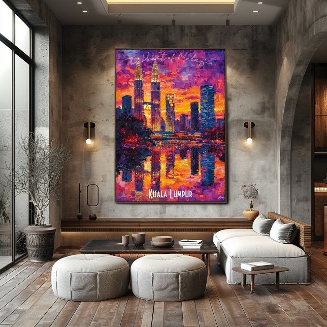 Kuala Lumpur Skyline - Vibrant Malaysian Wall Art (Creator Uploaded)
