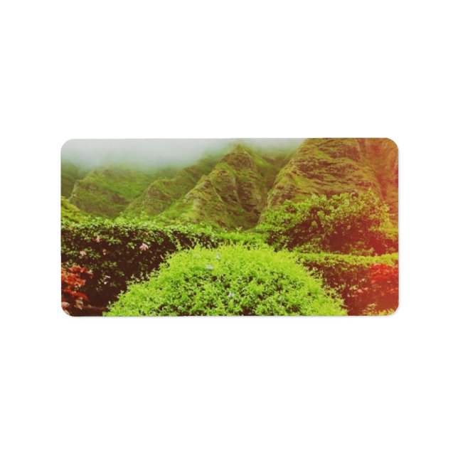 Kualoa Ranch Label (Front)