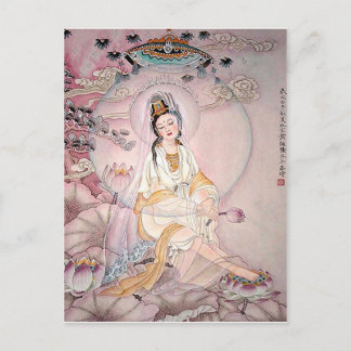 Kuan Yin; Buddhist Goddess Of Compassion Postcard