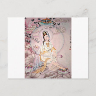 Kuan Yin; Buddhist Goddess Of Compassion Postcard