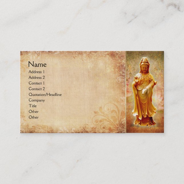 Kuan Yin Business Card (Front)